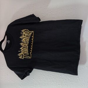NWOT Thrasher Magazine Graphic Black T-shirt Unisex Large, Skater Streetwear